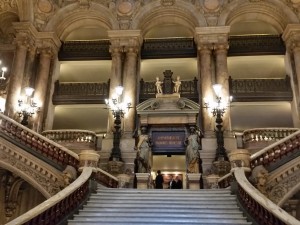 Grand staircase Opera Garnier 